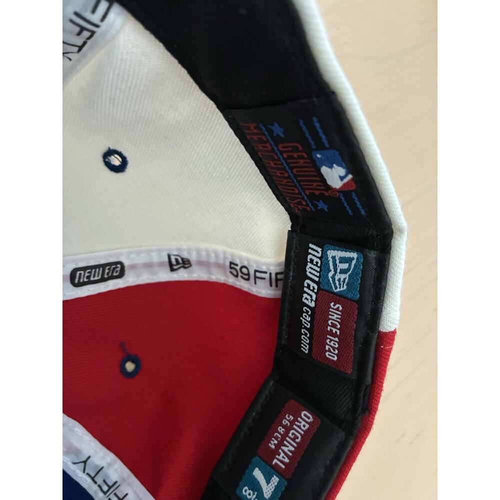 New Era 5950 Boston Red Sox Size 1 1/8 MLB 100% Wool Baseball Hat Cap Made USA - Picture 11 of 15